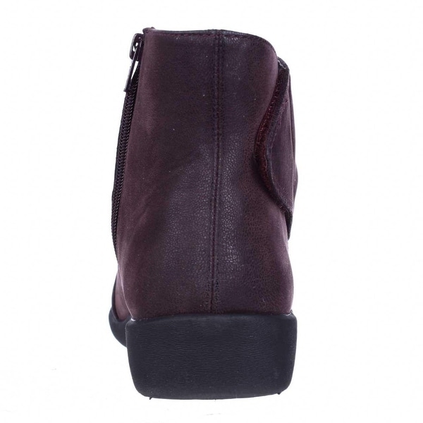 clarks aubergine boots