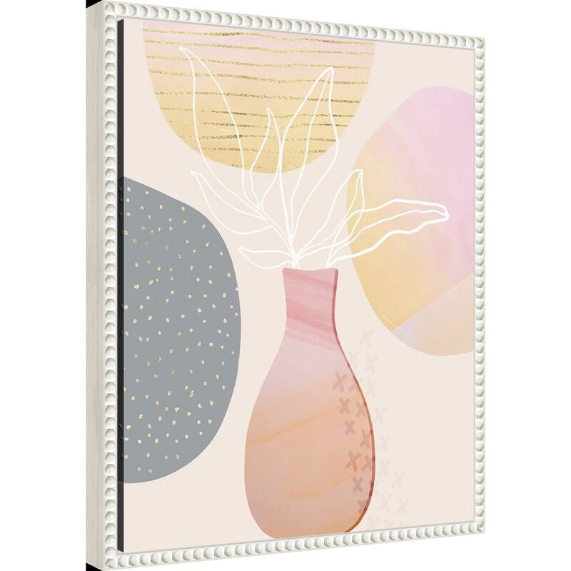 Mid Century Floral I by Andrea Haase Framed Canvas Wall Art