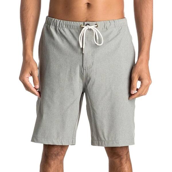 Shop Quiksilver Mens Waterman Suva Casual Shorts Elastic Waist