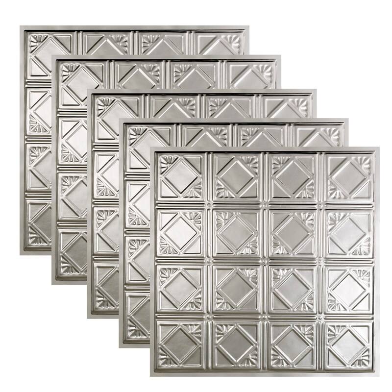 Great Lakes Tin Ludington Lay-in Ceiling Tile - Clear - 2 x 2