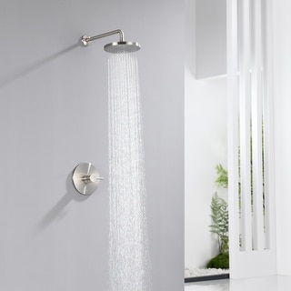 Luxier SS-B02 Single Handle 1-Spray Shower Faucet (Valve Included)