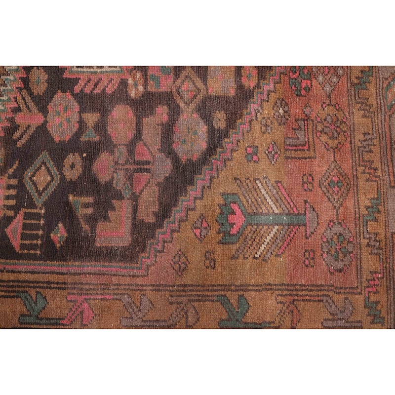 ECARPETGALLERY Hand-knotted Antalya Vintage Brown Wool Rug - 5'1 x 7'7