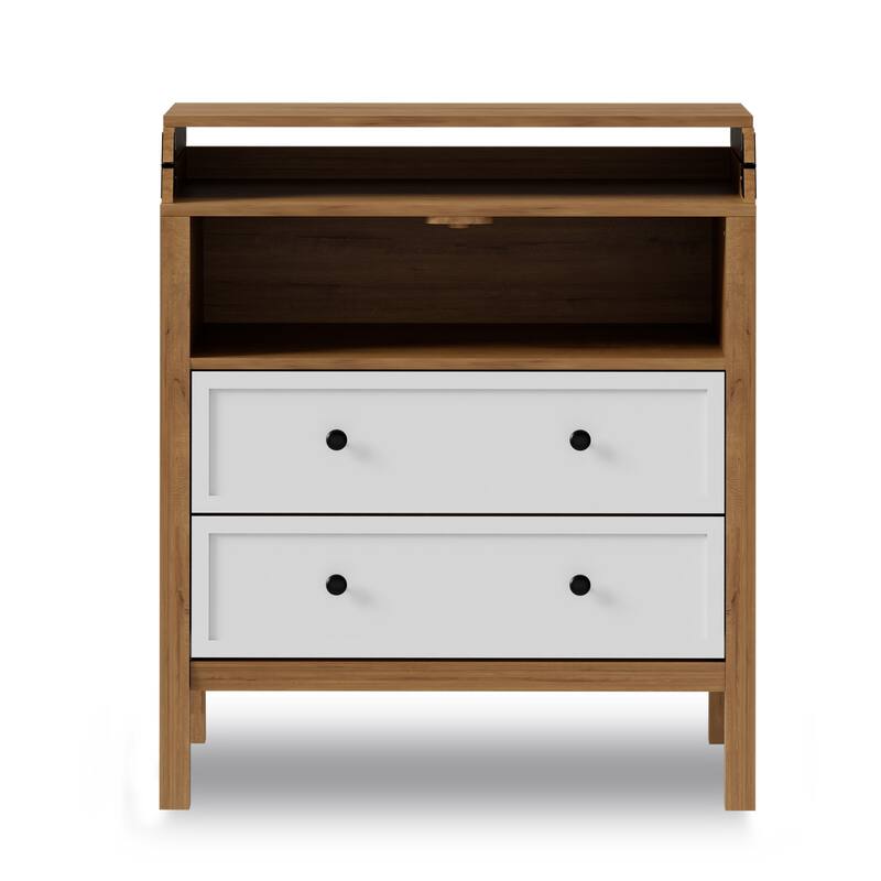 Baby Changing Table Multi-Functional 2 Drawer Dresser