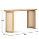 preview thumbnail 7 of 16, 60" Solid Rattan Console Table