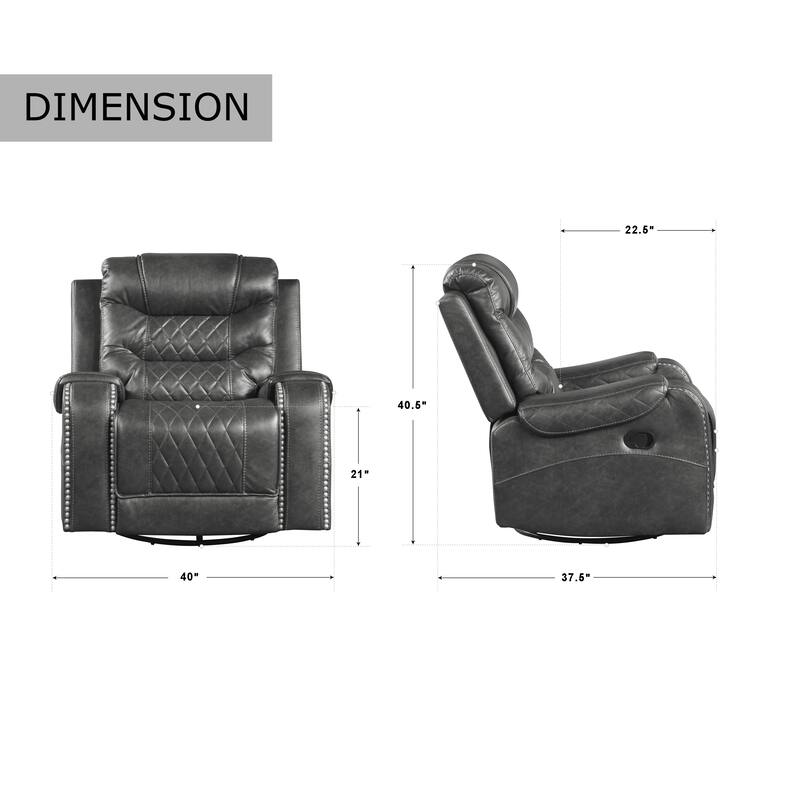 Lenci 2-Piece Reclining Living Room Set