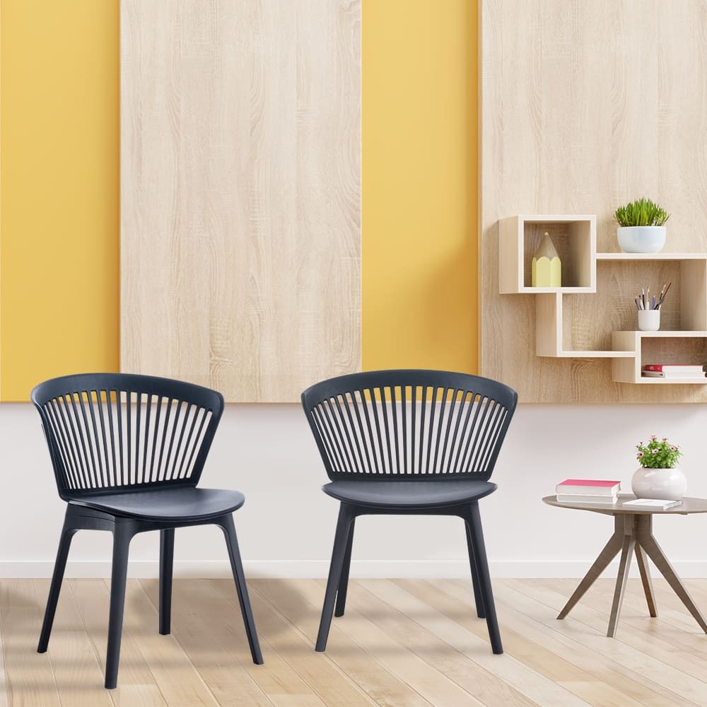 Porthos Home Nova Stackable Dining Chairs Set Of 2, Overall Plastic