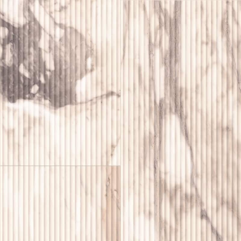 Merola Tile Reve Roseliere Deco Rose 11-3/4" x 23-1/2" Porcelain Wall Tile