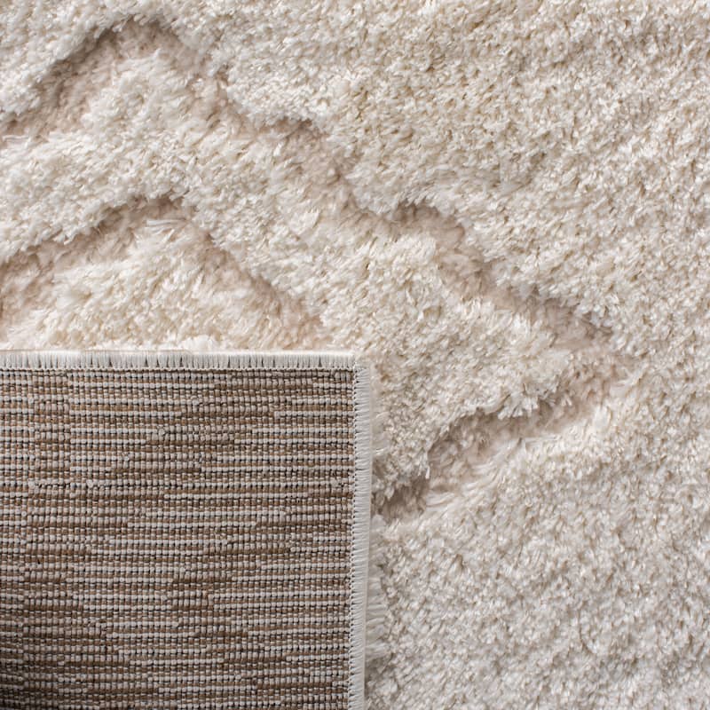SAFAVIEH Sparta Shag Zetta Geometric Rug