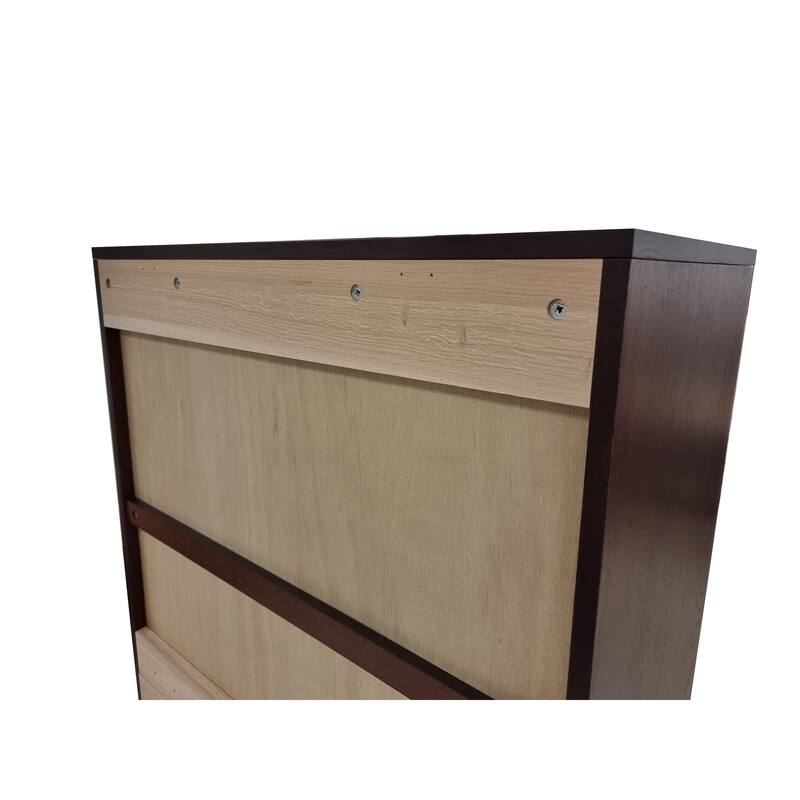 Palace Imports 100% Solid European Oak Hardwood Modular China Cabinet with Shaker and Tinted Glass Doors - 64" Wide, 71.5" Tall