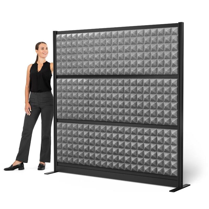 Studio Modular Wall Room Divider System - 70" W x 70" H