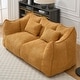 preview thumbnail 84 of 98, Modern Cute Chenille Upholstered Loveseat with High Resilience Foam