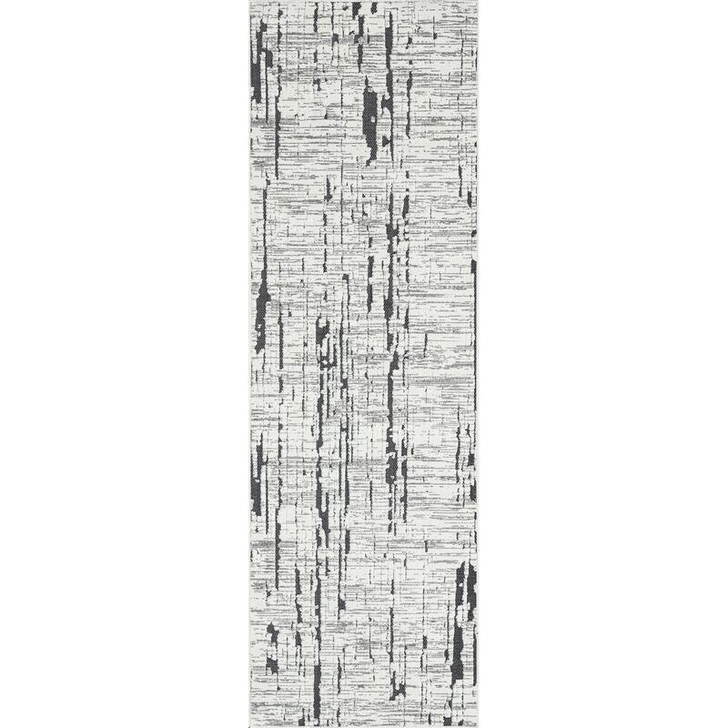 Cruise Industrial Stripe Indoor/Outdoor Area Rug