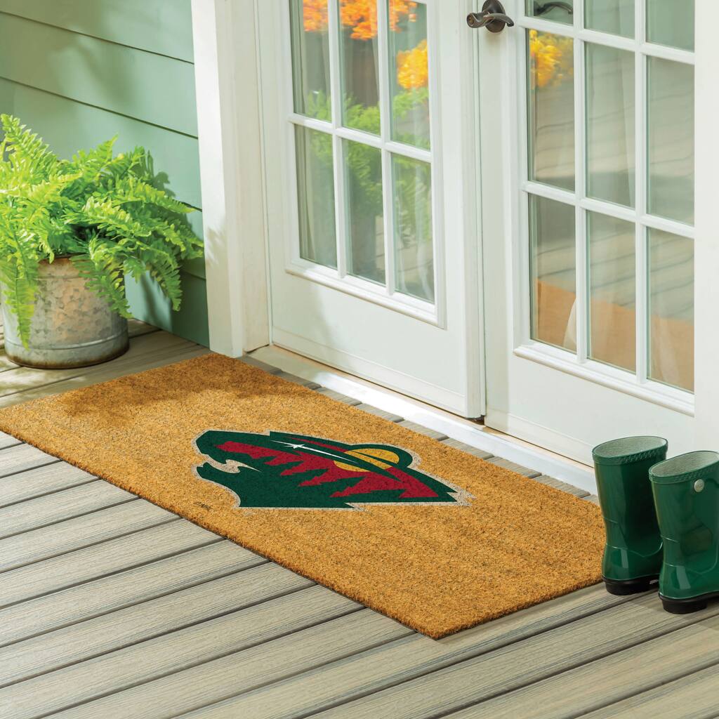 Minnesota Wild Full Color Indoor/Outdoor Coir Mat