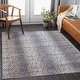 preview thumbnail 7 of 27, Livabliss Ellesia Antelope Stripe Area Rug 5'3" x 7'1" - Navy/Camel - Rectangle