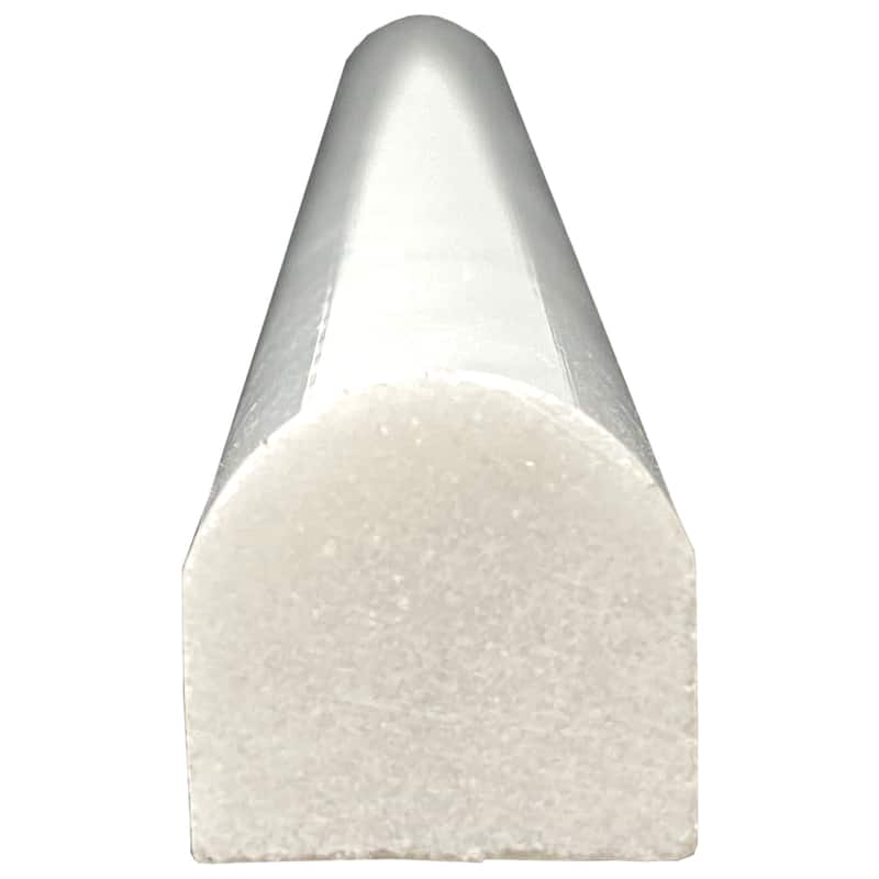 Carrara Marble 1" x 12" Polished Pencil Line