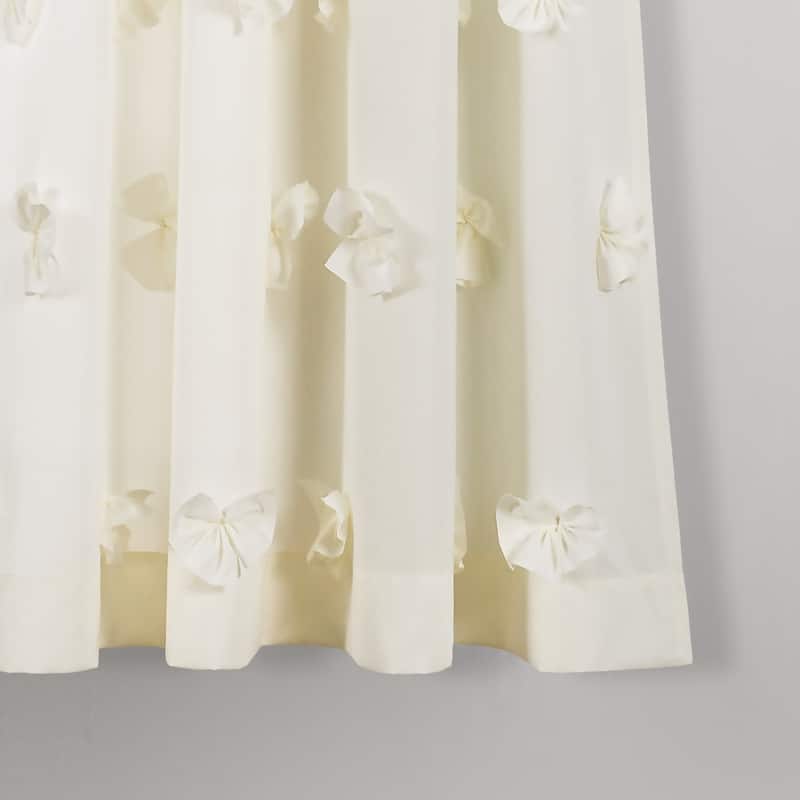 Silver Orchid Turpin Single Window Curtain Panel