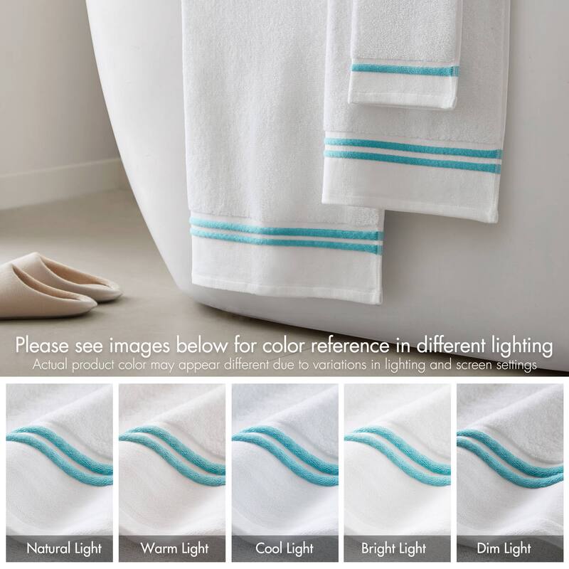 Madison Park Roan Border 6 Piece Towel Set