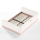 preview thumbnail 46 of 124, Bonwell Upholstered Teddy Fleece Montessori Floor Bed with Half-Enclosed & Curved Guardrails for Kids by GDFStudio