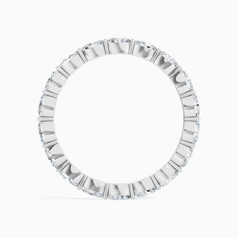 Auriya 14k Gold Oval East-West Lab Grown Diamond Eternity Band 1.80 - 7.50 ct. tw. (F-G, VS)
