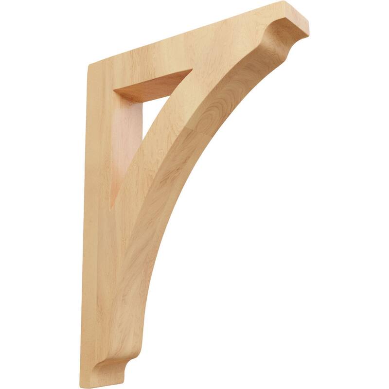 Thorton Wood Bracket - 1 3/4"W x 8 1/2"D x 12"H - Large - Red Oak
