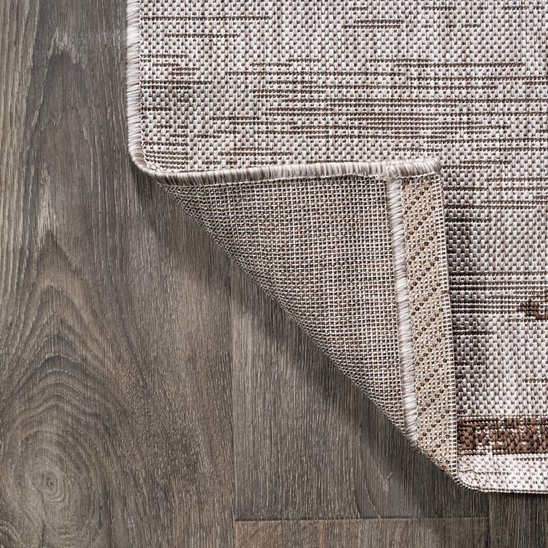 JONATHAN Y Colonia Berber Stripe Geometric Indoor/Outdoor Area Rug