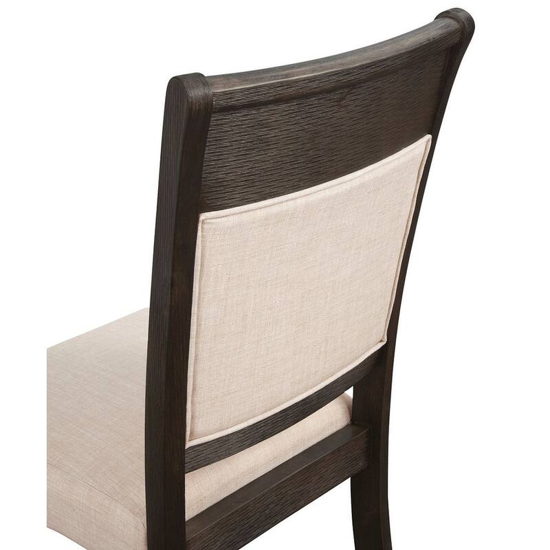 Alpine Furniture Brayden Set of 2 Dining Side Chairs, Espresso