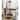 Modern Espresso-Colored Wooden Coat Rack with 3-Tier Storage and Large Silver Hooks, for Bedroom