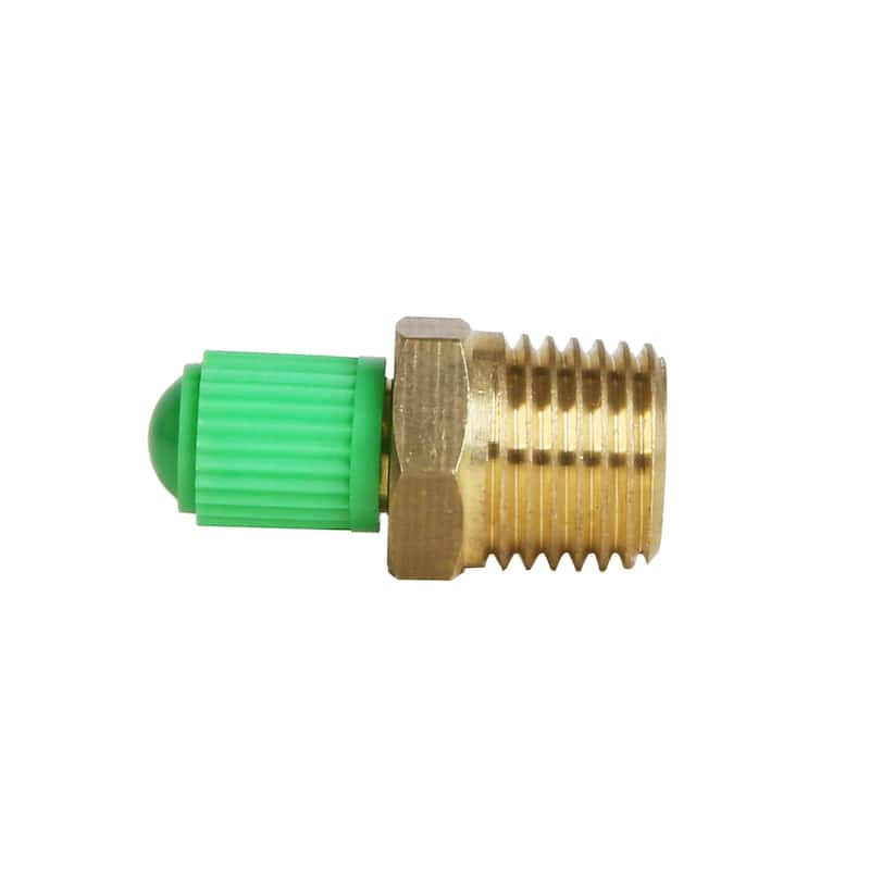 Jones Stephens G64000 1/4" Schrader Valve with Cap - Natural