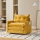 preview thumbnail 17 of 47, GALDWIN Chenille Upholstered 360°Degree Swivel Mid Century Modern Arm Chair for Living Room