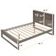 preview thumbnail 2 of 28, Platform Bed with Storage Headboard,Sockets and USB Ports