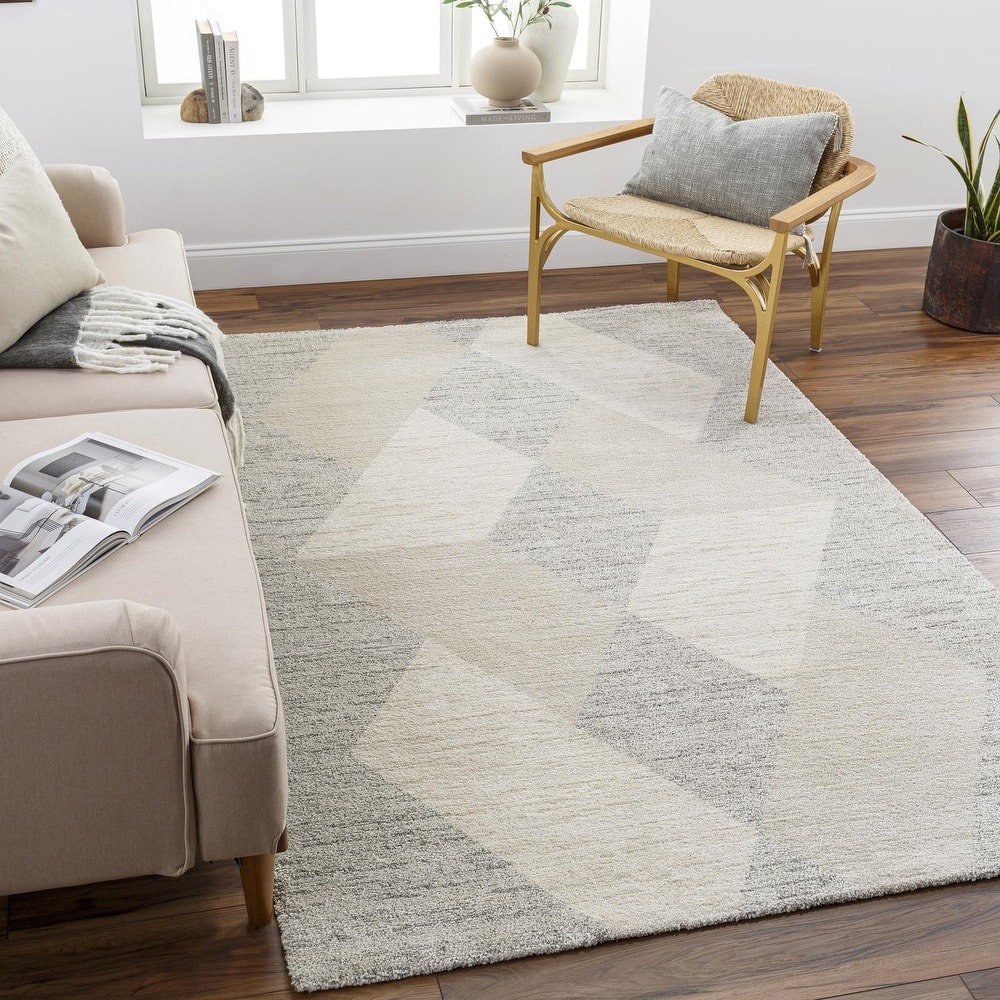 Livabliss Scandinavian Gavic Diamond Area Rug