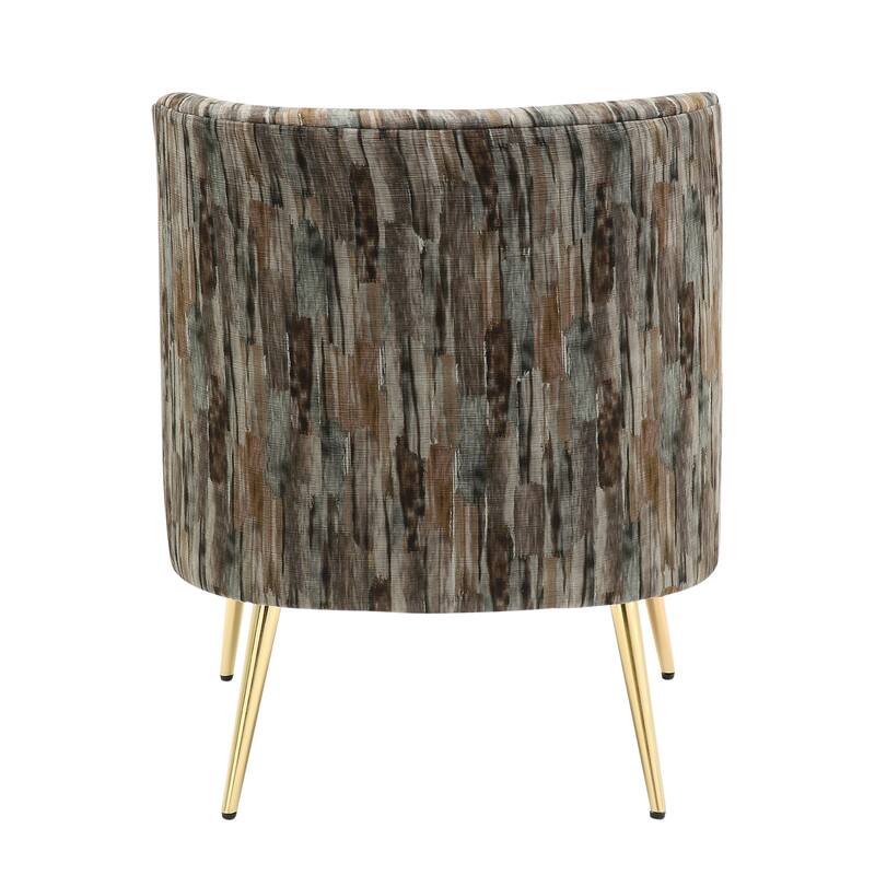 Silver Orchid Harding Slipper Chair