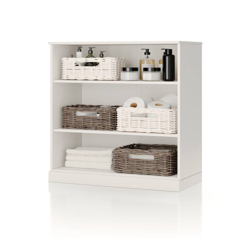 Palace Imports 100% Solid Wood 32" Bathroom Cabinet with Adjustable Shelves