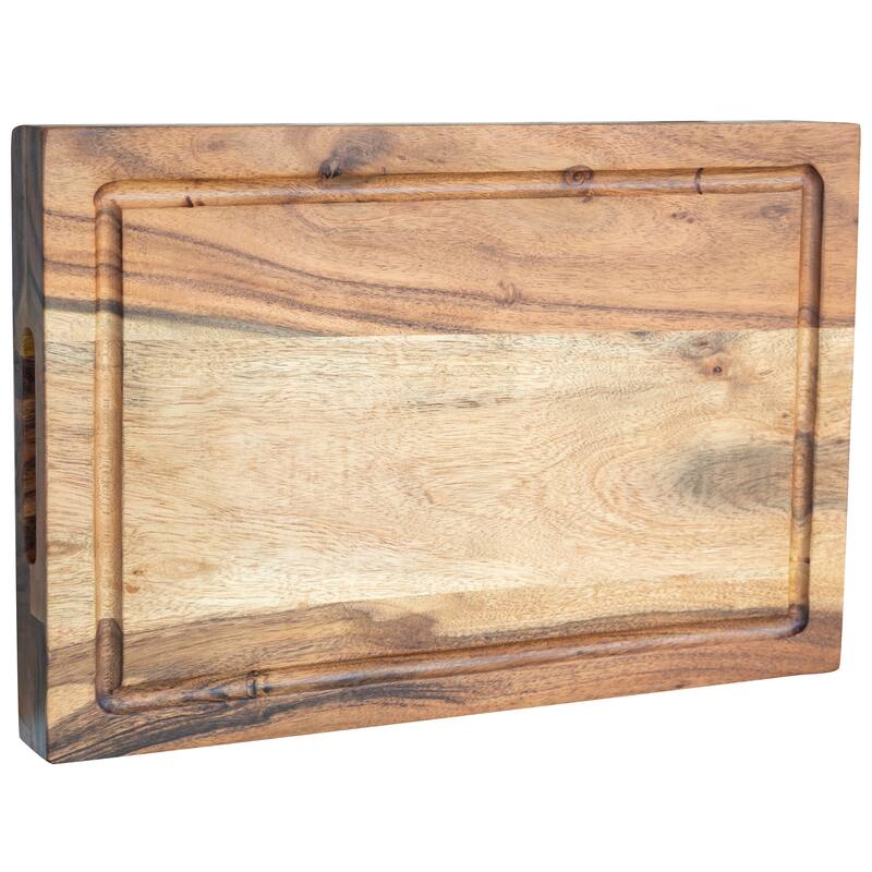 Acacia Wood Cutting Board 18 in. x 12in. - 12X18X2