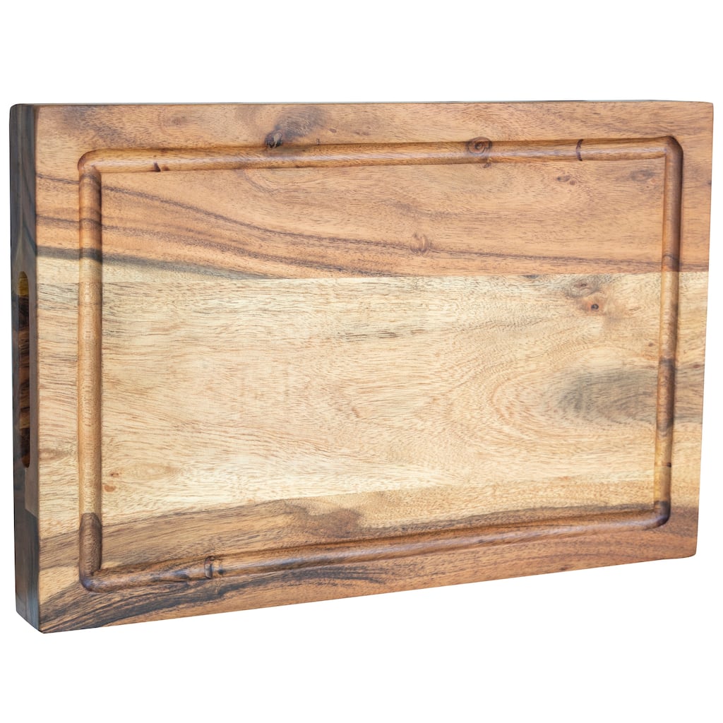 Acacia Wood Cutting Board 18 in. x 12in. - 12X18X2