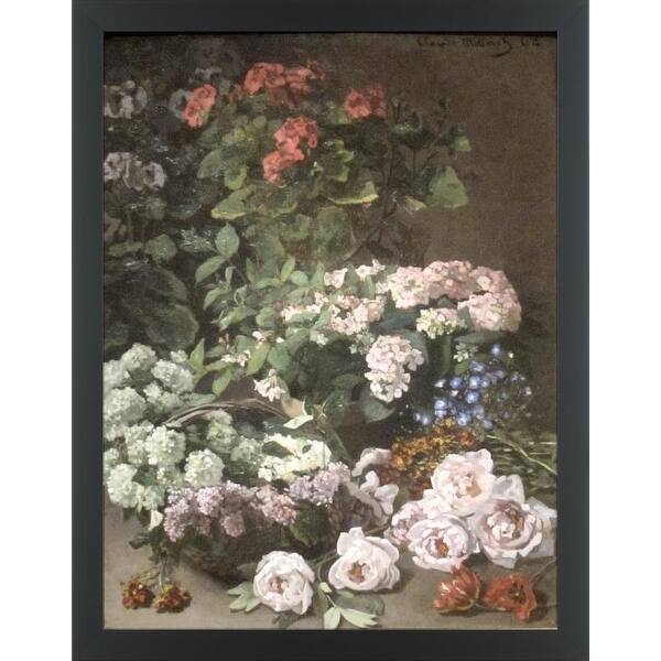 Shop Easy Art Prints Claude Monet S Spring Flowers Premium