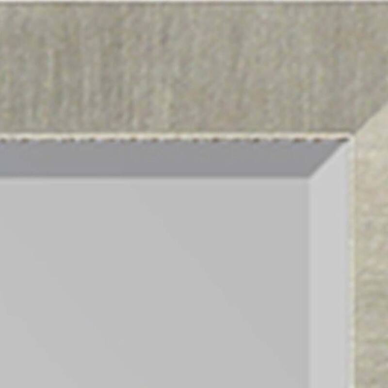 HomeRoots 31" Gold Accent Mirror - 25.00 in. x 31.00 in. x 2.00 in.