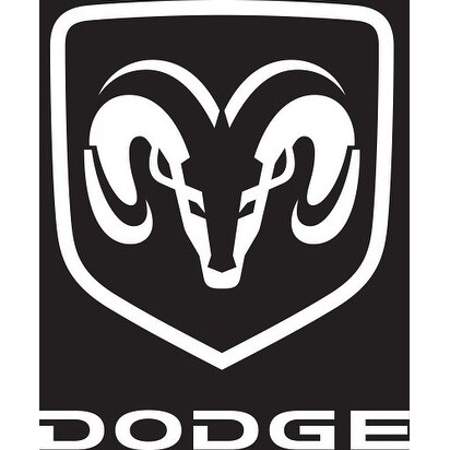 Shop Chroma 4300 Dodge Ram Logo Cutz Rear Window Decal