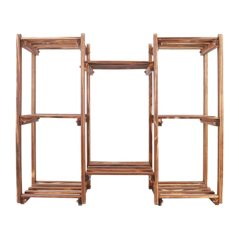 DIY Multifunctional 8 Tiers Garden Patio Plant Stand Flowers Rack Indoor Outdoor