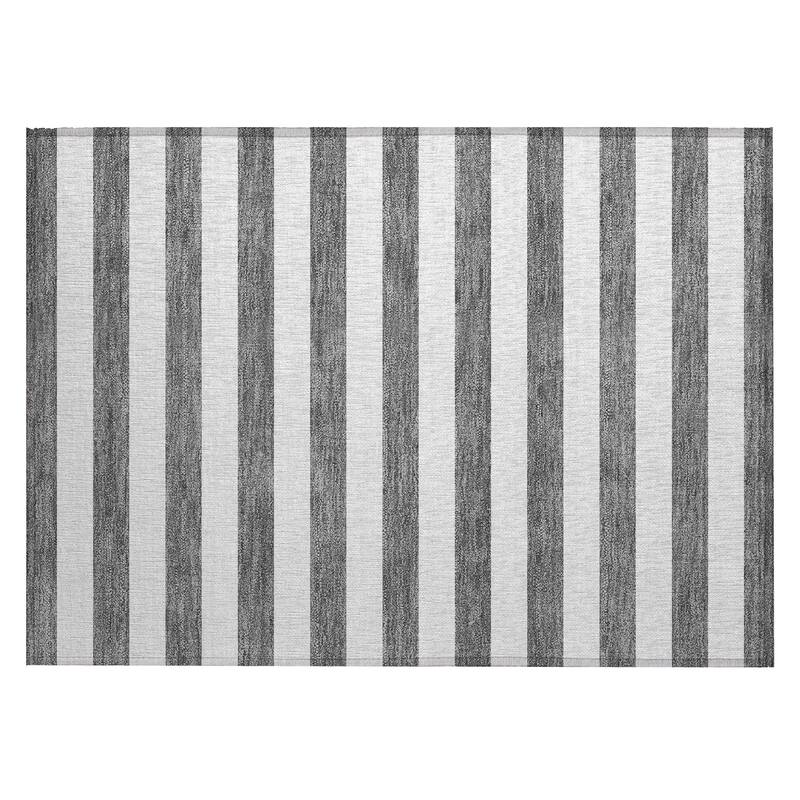 Dane Stripe Weather Resistant Classic Meets Modern Outdoor Rug
