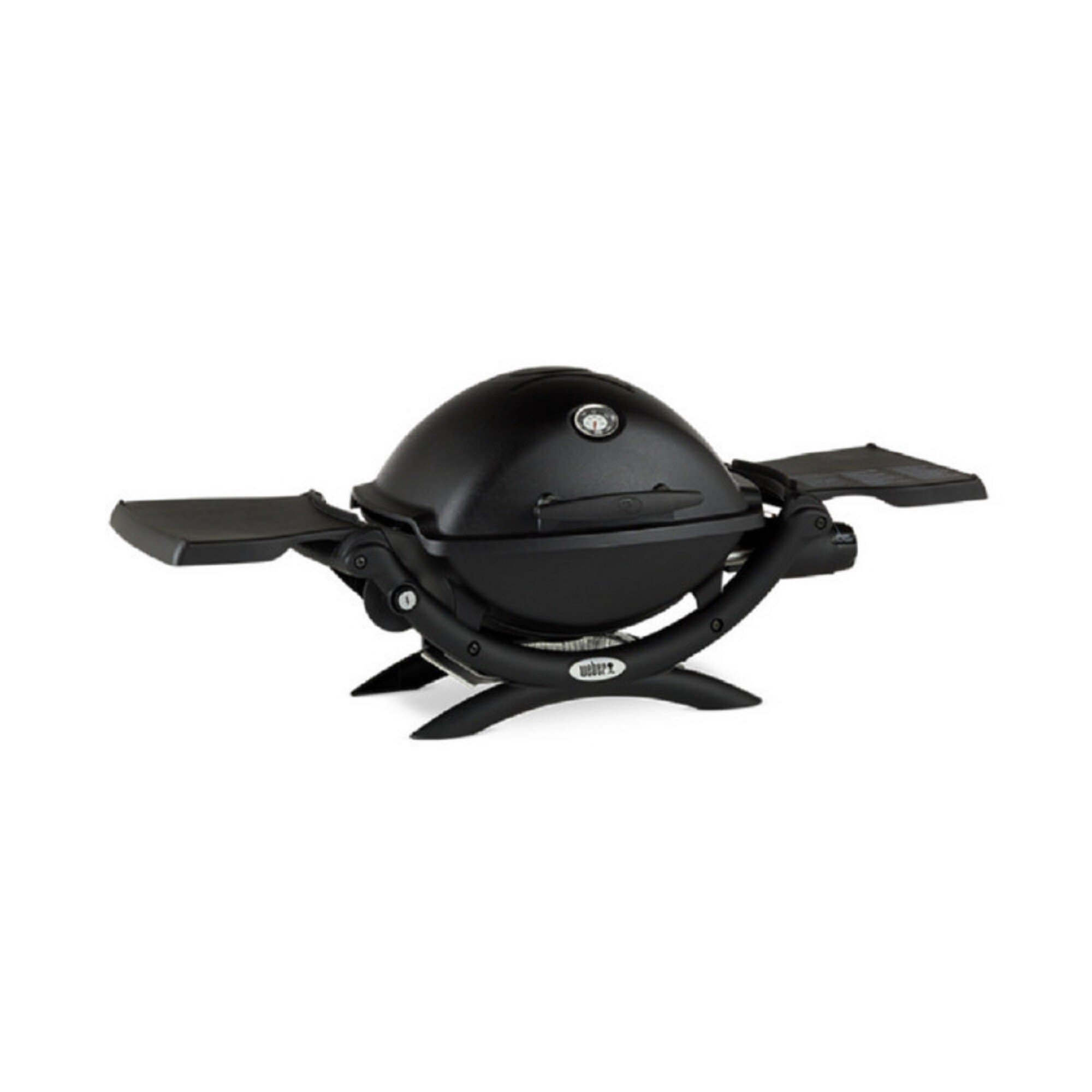 Weber Q 1200 Gas Grill LP Gas Black w Portable Cart Grill