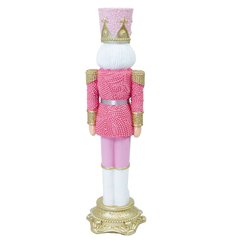 Sunnydaze Kenneth the Princely Christmas Nutcracker Statue - 37" H - Set of 2