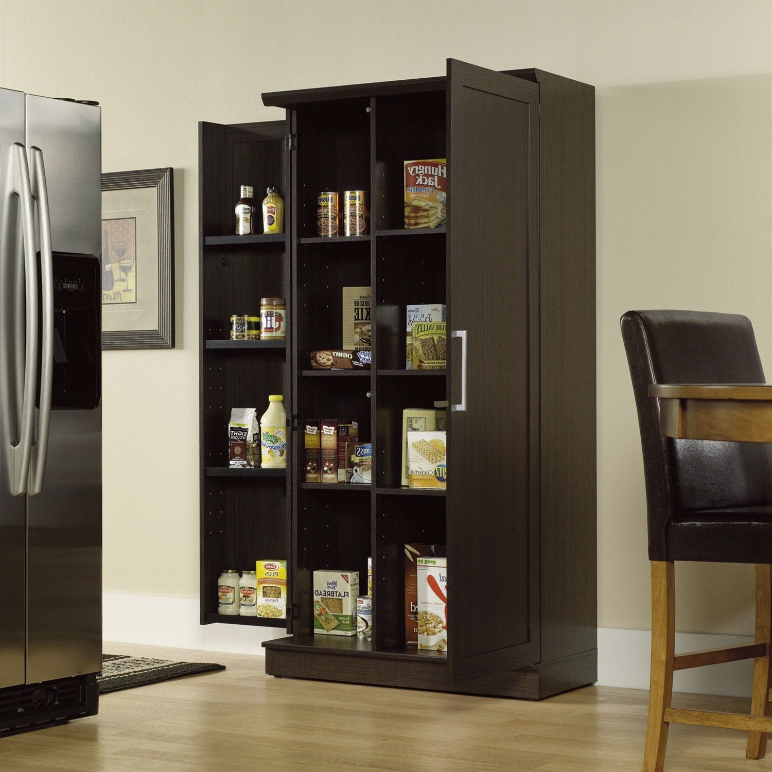 Sauder HomePlus Storage Cabinet Dakota Oak Finish