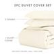 Soft Essentials Oversized 3-piece Microfiber Duvet Cover Set