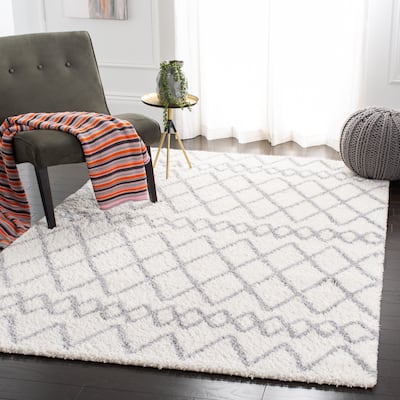 SAFAVIEH Tahoe Shag Fatlume Moroccan 1.2-inch Thick Rug..