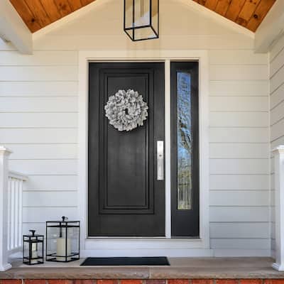 22" Snowy Acadia Cedar Wreath