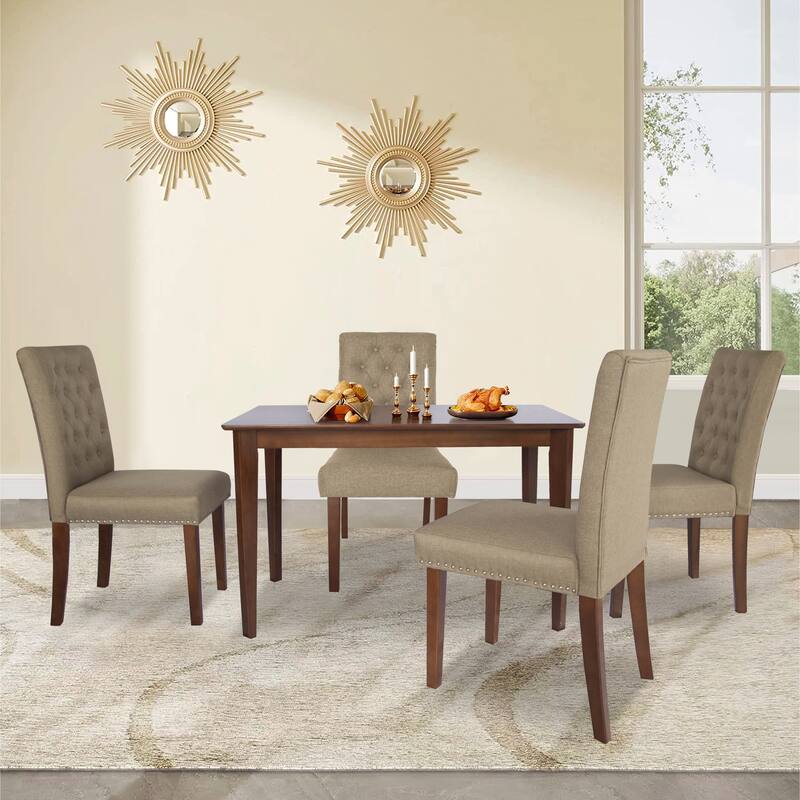 Norlyn 48" Walnut Rectangular Dining Table