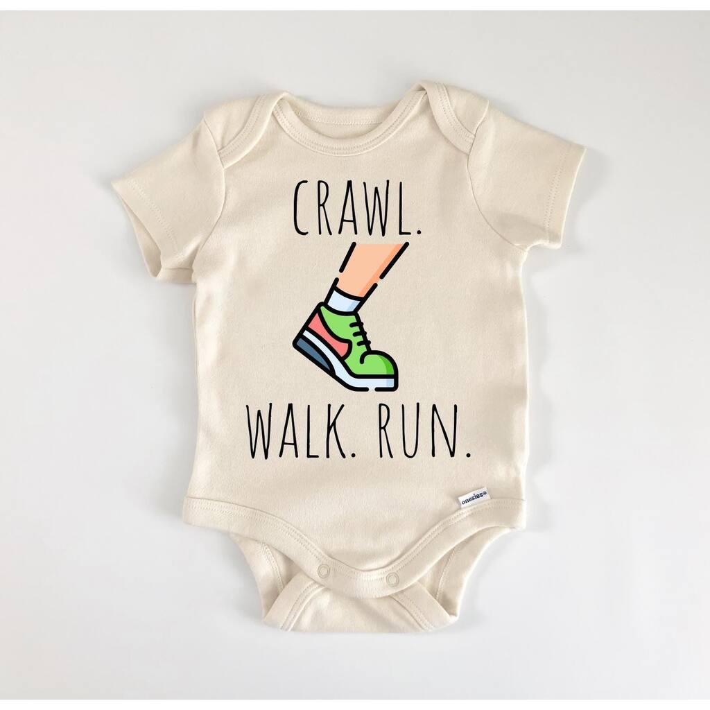 Running Runner - Baby Boy Girl Clothes Infant Bodysuit Funny Cute