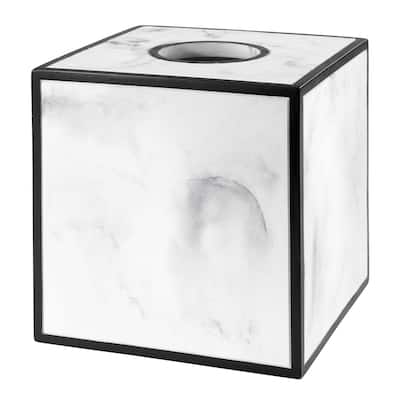 Avanti Linens Jasper Tissue Cover - White - Tissue Cover