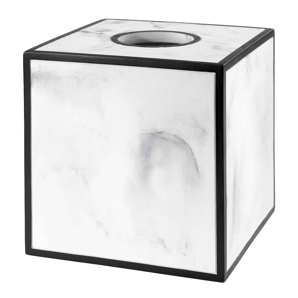 Avanti Linens Jasper Tissue Cover - White - Tissue Cover